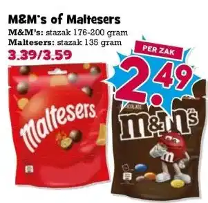 Boon`s Markt M&M's of Maltesers aanbieding