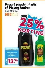 Boon`s Markt Passoȧ passion fruits of Pisang Ambon aanbieding
