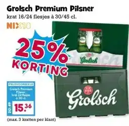 Boon`s Markt Grolsch Premium Pilsner aanbieding