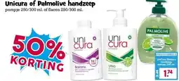 Boon`s Markt Unicura of Palmolive handzeep aanbieding