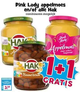 Boon`s Markt Pink Lady appelmoes en/of alle Hak aanbieding