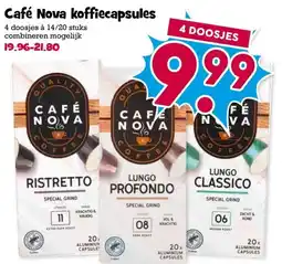 Boon`s Markt Café Nova koffiecapsules aanbieding