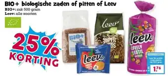 Boon`s Markt BIO+ biologische zaden of pitten of Leev aanbieding