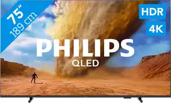 Coolblue Philips 75 PUS7800 QLED 4K (2025) aanbieding