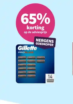 Plein.nl Gillette scheermesjes proglide aanbieding