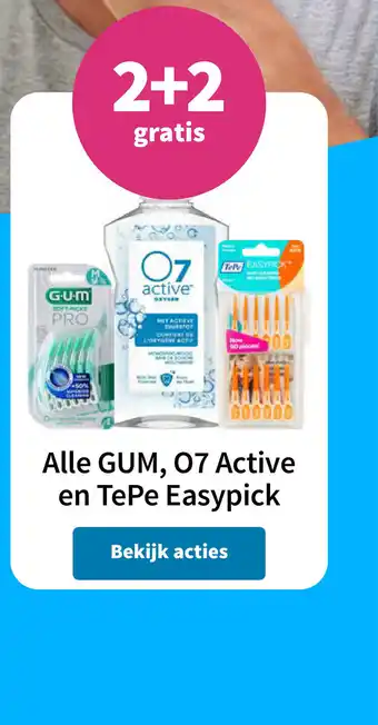 Plein.nl Alle GUM, 07 Active en TePe Easypick aanbieding