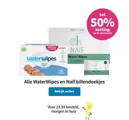 Plein.nl Alle WaterWipes en Naïf billendoekjes aanbieding