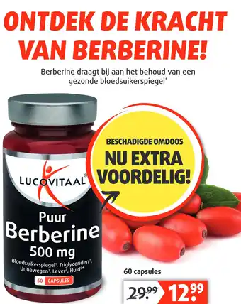 Lucovitaal Puur Berberine aanbieding