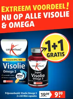 Lucovitaal Visolie Omega 3 aanbieding