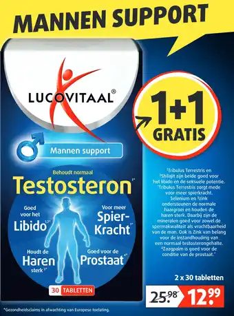 Lucovitaal Behoudt normaal Testosteron™ aanbieding