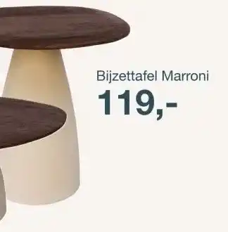 IN.HOUSE Bijzettafel Marroni aanbieding