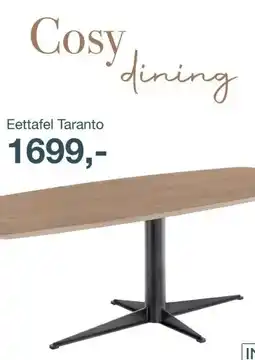 IN.HOUSE Eettafel Taranto aanbieding