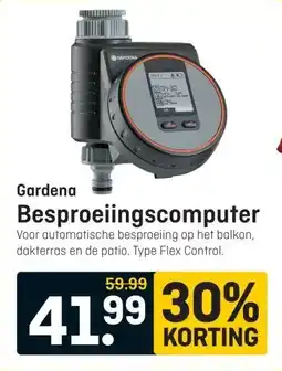 Hubo Gardena Besproeiingscomputer aanbieding