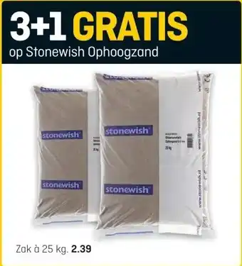 Hubo op Stonewish Ophoogzand aanbieding