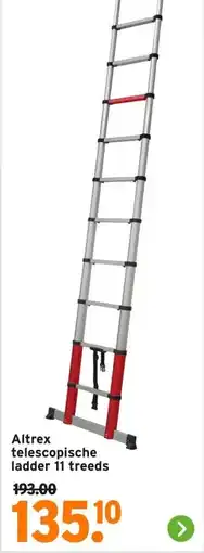 GAMMA Altrex telescopische ladder aanbieding