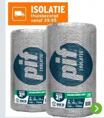 GAMMA PIF DAK35 isolatierol aanbieding