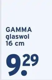 GAMMA GAMMA glaswol aanbieding