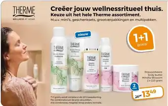 Trekpleister Creëer jouw wellnessritueel thuis. Keuze uit het hele Therme assortiment. aanbieding