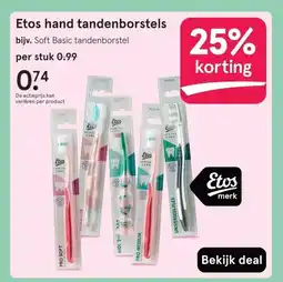 Etos Etos hand tandenborstels aanbieding