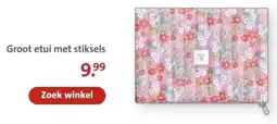 Bruna Groot etui met stiksels aanbieding