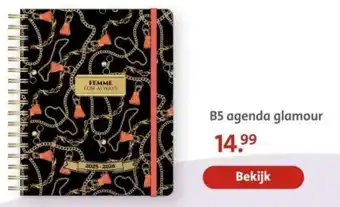 Bruna B5 agenda glamour aanbieding