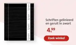 Bruna Schriften gelinieerd en geruit in zwart aanbieding