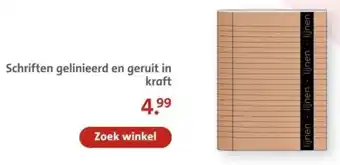 Bruna Schriften gelinieerd en geruit in kraft aanbieding