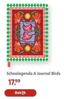 Bruna Schoolagenda A Journal Birds aanbieding