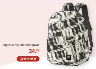 Bruna Rugtas x-ray met laptopvak aanbieding