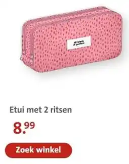 Bruna Etui met 2 ritsen aanbieding