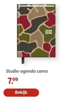 Bruna Studie-agenda camo aanbieding