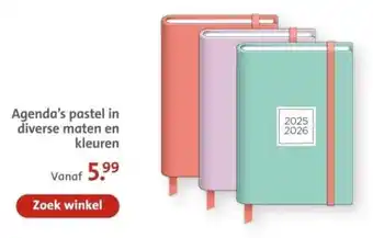 Bruna Agenda's pastel aanbieding