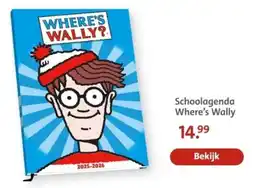 Bruna Schoolagenda Where's Wally aanbieding
