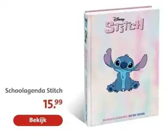Bruna Schoolagenda Stitch aanbieding