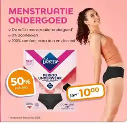 Trekpleister MENSTRUATIE ONDERGOED aanbieding