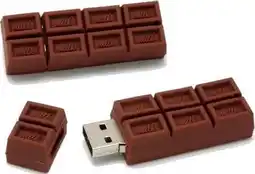 Bol.com Ulticool USB-stick Chocolade - 8 GB - Chocoladetablet - Bruin aanbieding