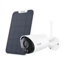 MediaMarkt Reolink Argus B320 Outdoor Camera 3mp Battery Inc Solar Panel Slimme Binnen- / Buitencamera Wit aanbieding