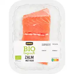 Jumbo Jumbo Biologisch Zalm met Huid ca. 120 g aanbieding