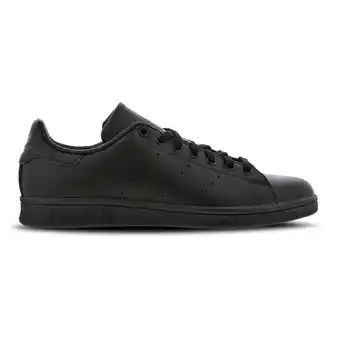 Foot Locker Adidas Stan Smith Sneakers Heren - Zwart - Maat 38 2/3 - Leer aanbieding
