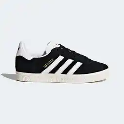 Foot Locker Adidas Gazelle Sneakers Unisex - Zwart - Maat 32 - Leer aanbieding