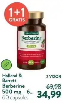 Holland & Barrett Berberine 500 mg – 60 capsules aanbieding