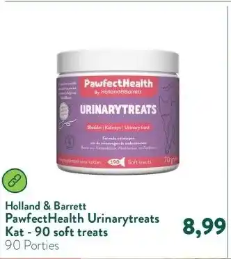 Holland & Barrett PawfectHealth Urinarytreats Kat - 90 soft treats aanbieding