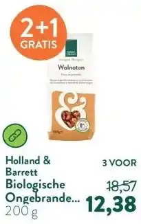 Holland & Barrett Biologische Ongebrande Walnoten aanbieding
