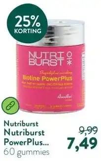 Holland & Barrett Nutriburst PowerPlus Biotine 2500mcg - 60 gummies aanbieding