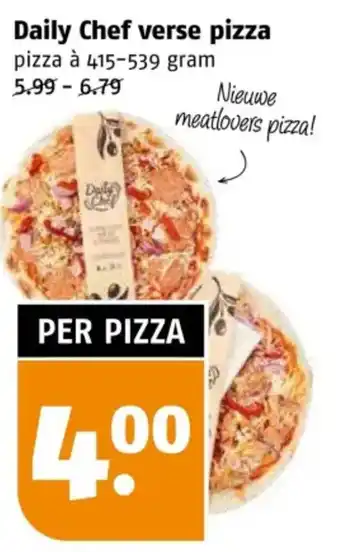 Poiesz Daily Chef verse pizza aanbieding