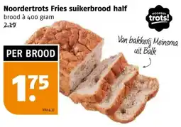 Poiesz Noordertrots Fries suikerbrood half aanbieding