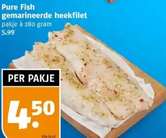 Poiesz Pure Fish gemarineerde heekfilet aanbieding