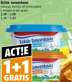 Poiesz Echte smeerkaas aanbieding