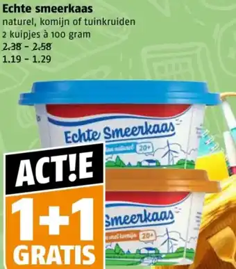 Poiesz Echte smeerkaas aanbieding