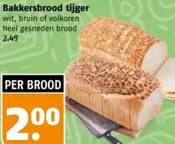Poiesz Bakkersbrood tijger aanbieding